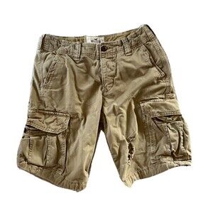 Hollister Cali Longboard Cargo Shorts Size 31 Excellent Condition Brown NWOT